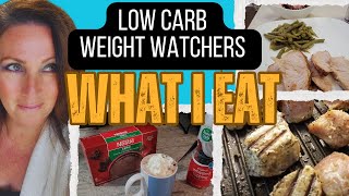 What I eat in a day  Low carb and Weight Watchers meals [upl. by Chan]