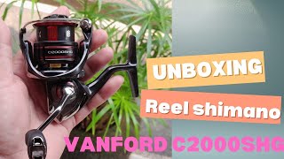 Unboxing Reel Shimano Vanford C2000SHG Reel Shallow spool untuk Ajing Game [upl. by Namialus]