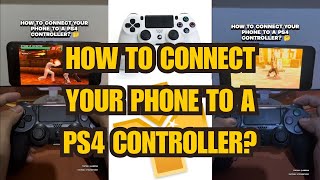 How To Connect Your Phone To A PS4 Controller Tutorial  TechWithPoy [upl. by Selie]