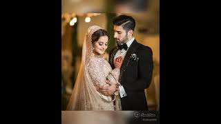 aiman khan wedding pics [upl. by Atinod]