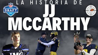 El QB más CONTRASTANTE del NFL DRAFT 2024 La historia de JJ MCCARTHY [upl. by Hermine]