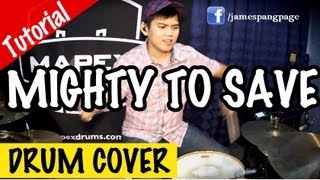 Hillsong  Mighty To Save Drum Cover and Easy Tutorial [upl. by Ielhsa]