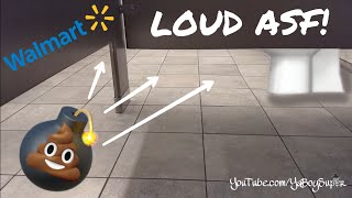 GUY SHTING LOUDLY INSIDE WALMART RESTROOM [upl. by Bedelia333]