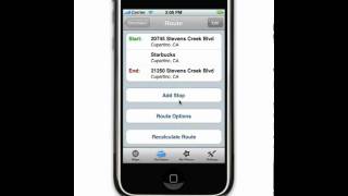 MapQuest 4 Mobile for the iPhone [upl. by Winfred719]