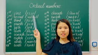 Số Thứ Tự  từ 1st đến 30th  trong tiếng Anh  Ordinal Numbers  Dễ đọc  Dễ nhớ [upl. by Darci]