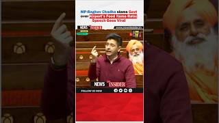 MPRaghav Chadhas fiery speech in Parliament over Airport Food rates [upl. by Lucho]