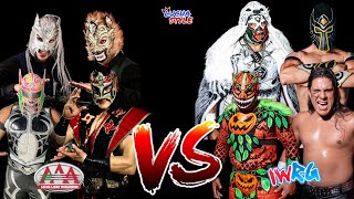 AAA VS IWRG  Castillo del terror 2024 [upl. by Kosey984]