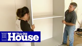 How to Install a Garage Storage System  This Old House [upl. by Jenkel924]