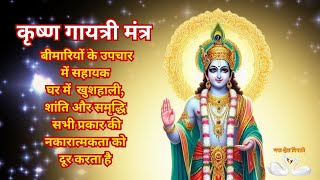 AUSPICIOUS Mantra for PROSPERITY  Shri Krishna Gayatri mantra  कृष्ण गायत्री मंत्र  Powerful [upl. by Guthrie498]