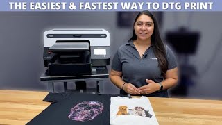 The Easiest amp Fastest Way to DTG Print  DTG G4 [upl. by Eellah]