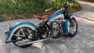 1939 Harley Davidson Knucklehead for sale [upl. by Hoj805]