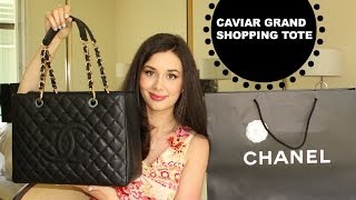 Chanel Handbag Haul Grand Shopping Tote Unboxing [upl. by Lorenzana]