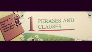 Class 7th English grammar lesson 1Phrases and Clauses part 1 [upl. by Nabla34]