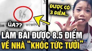 Đi học về bé gái KHÓC TỨC TƯỞI vì bài kiểm tra mẹ hỏi ra thì BẬT NGỬA khi biết lý do  Tin 3 Phút [upl. by Ecnatsnok420]