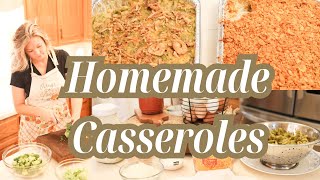 Thanksgiving Prep 101 Homemade Casseroles [upl. by Orofselet]