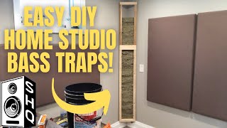 DIY HOW TO BUILD EASY BASS TRAPS FOR YOUR EPIC HOME STUDIO [upl. by Doolittle]