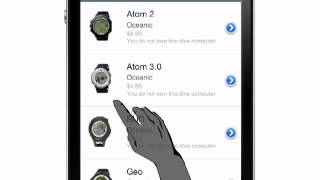 Dive Computer Training  iPhone  tutorial  m4s2 [upl. by Alexa359]