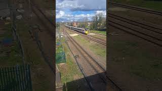 LNER 801217 passing Oakleigh park 1424 [upl. by Aekin]