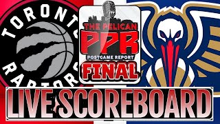 LIVE Scoreboard Raptors vs Pelicans [upl. by Rehtul]