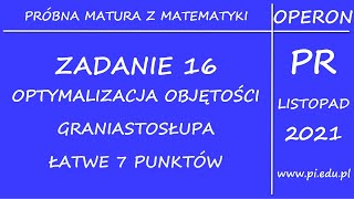 Zadanie 16 Matura próbna 2022 OPERON [upl. by Letnom]