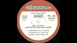 Lafayette AfroRock Band quotVoodounonquot 1974 Musidisc [upl. by Airdnaxela]