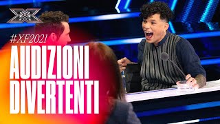 Le AUDIZIONI più DIVERTENTI 😂 di X FACTOR 2021 [upl. by Nolek]