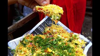 Khichiya Papad  Masala Papad I Mumbai Street Food [upl. by Berk768]