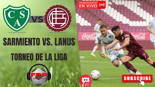 SARMIENTO vs LANUS EN VIVO ⚽TORNEO DE LA LIGA  FECHA 13 [upl. by Lauri511]