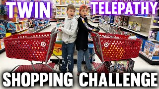 Twin Telepathy Shopping Challenge [upl. by Grim]