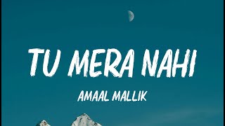 Amaal Mallik  Tu Mera Nahi Lyrics [upl. by Rubina]