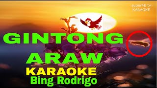 GINTONG ARAW By Bing Rodrigo KARAOKE Version [upl. by Shere]