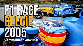 F1 race Belgie 2005 commentaar Olav Mol [upl. by Bianchi]