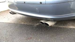 MercedesBenz E 270 CDI Custom Exhaust AMG Sound [upl. by Grishilde]