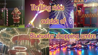 Bluewater shopping centre various ridesthrilling rides outside of Bluewater KGR SATHYA CRETIONS [upl. by Hnahym]