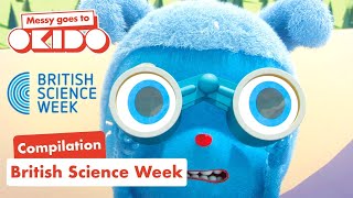 NEW Compilation 🎥 britishscienceweek 🧪⏰  Messy Goes to OKIDO  Cartoon For Kids [upl. by Zephaniah]