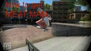 skate 3 secret characterhow to get meat man Easy [upl. by Yelrihs137]