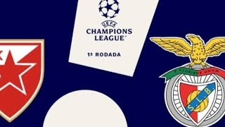 Reação EM DIRETO ao Estrela Vermelha vs Benfica 1 jornada da CHAMPIONS LEAGUE [upl. by Gordan]