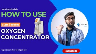 Oxygen Concentrator for Sale or Rent in Hyderabad  Oxygen Concentrator Demo [upl. by Acey]