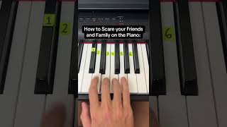 How to Scare your Friends and Family on the Piano piano tutorial halloween [upl. by Yxel512]