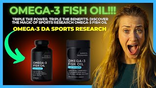 🔴Sports Research Omega3 Fish Oil  Triple the Power Triple the Benefits  ÔMEGA 3 [upl. by Ajnek]