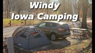 Out camping in late November at Dolliver state park north central Iowa [upl. by Jolynn378]