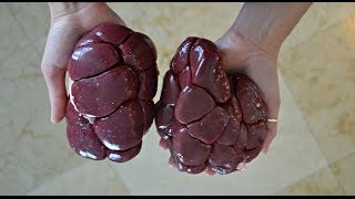 eating Beef Kidney  recipe [upl. by Reichel]