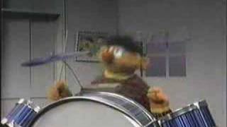 Classic Sesame Street  Ernie the drums and Berts knock [upl. by Delores]