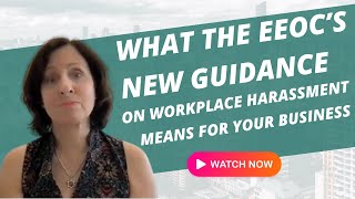 The new EEOC workplace harassment guidance [upl. by Emlynn]