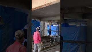 construction carpenter planing plaster viralshort viralvideo architectdesigne banglore [upl. by Fafa]