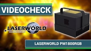 Videocheck  Laserworld PM1800RGB [upl. by Ettenil844]