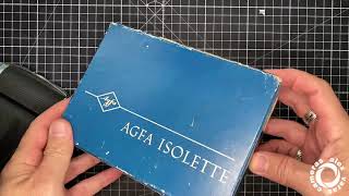 Agfa Isolette III model 2 with papers and custom leather case [upl. by Guibert325]