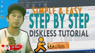 iCafe 8 DISKLESS FULL TUTORIAL  How to Diskless Setup  ICAFE DISKLESS  Simple amp EASY [upl. by Noemys279]