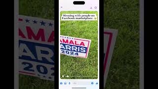 A yard sign for 25 🤣 Part 1 facebookmarketplace prank [upl. by Kristal759]