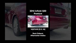 2014 Infiniti Q50 Cold Start Stock Exhaust System  Brotherly Reviews  shorts [upl. by Aurelie478]